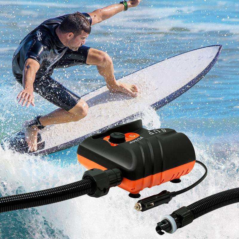 SUP浆板充气泵迷你高压力小巧点烟器车载电动充气泵16PSI HT-785