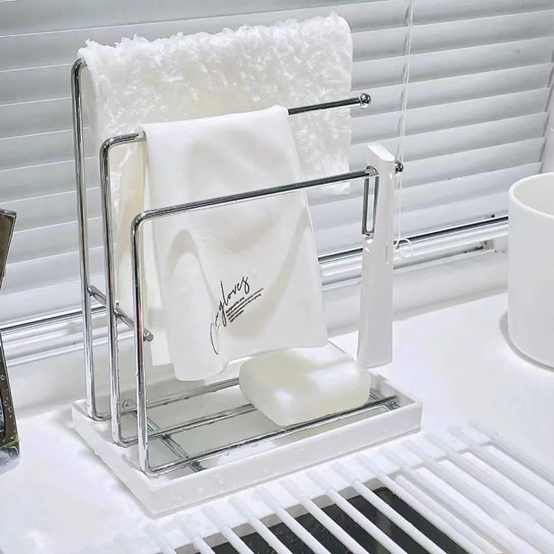 抹布沥水架家用厨房用品水槽台