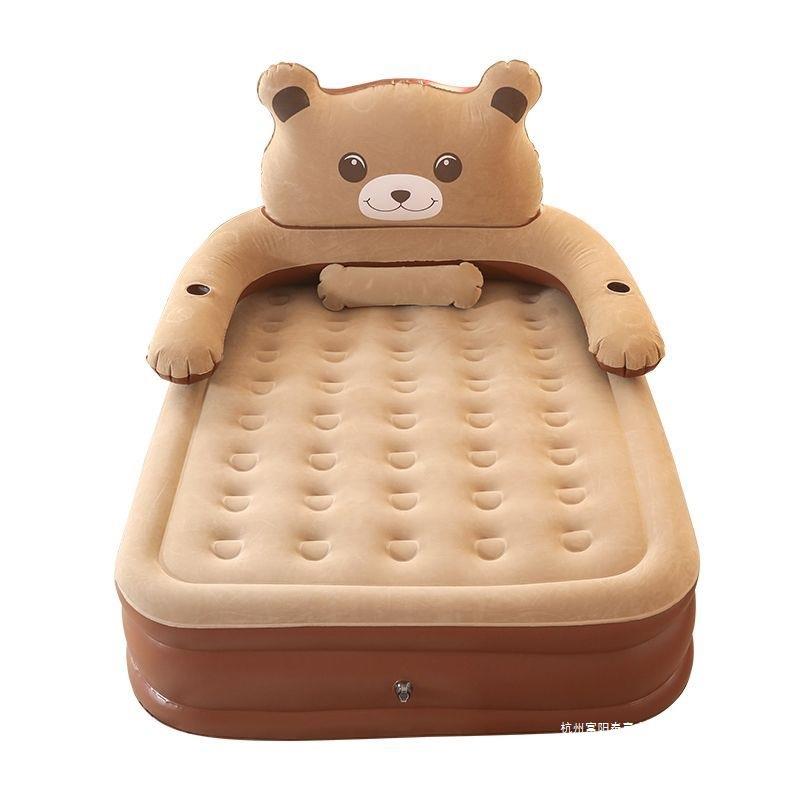 充气床加高加厚家用双人折叠户外打地铺单人露营加厚气垫床便携