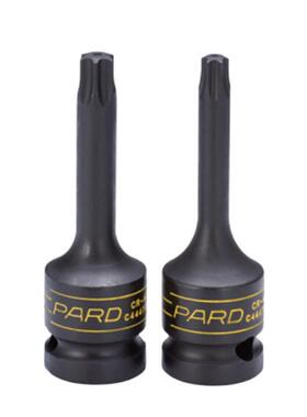 PARD花型气动旋具套筒T15-T55气动冲击套筒3/8方榫铬钼钢花型套筒