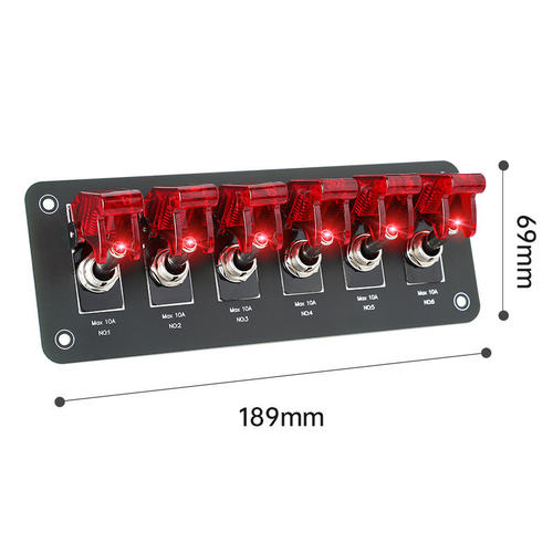 6位金属扭子拨动开关12V/24V
