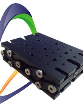 NT10VM20手动升降台光学多剪水平工升降作台Z轴滑台精密实验室