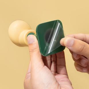 头大板门吸家用免打孔硅胶阻脚门器卫生间门防撞吸挡器 新圆款
