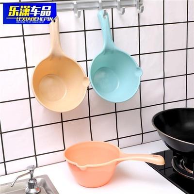 家用长柄水瓢号房塑料加厚大打水彩色宝宝儿童沐舀厨浴水勺洗发杯