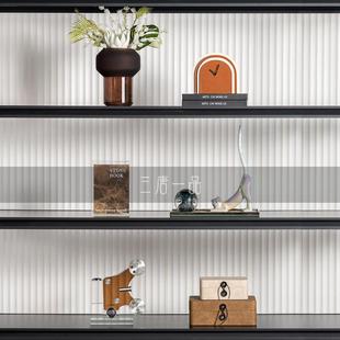 饰品高级感样板间酒店衣帽间摆件 轻奢风客厅卧室书房背景墙壁柜装