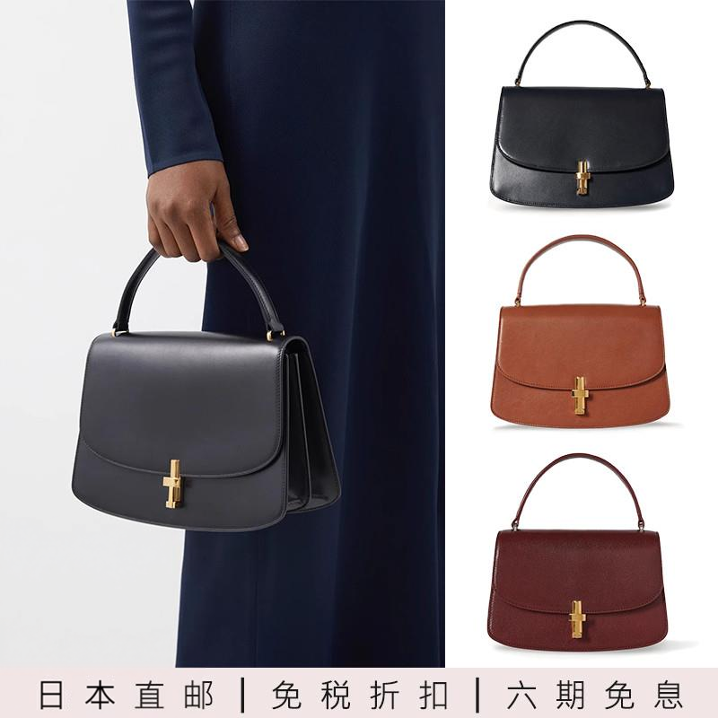 【正品代购】日本直邮TR复古手提包Sofia豆腐包T型金属扣小方包女