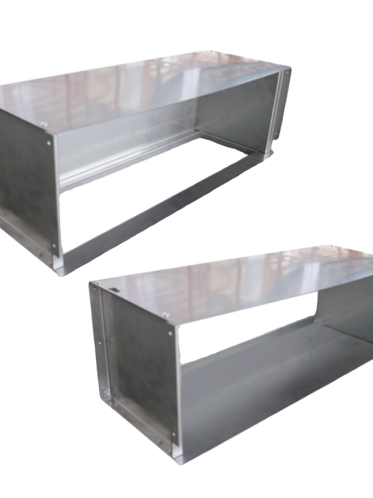 304不锈钢回风箱风机盘管下后集风箱静压分风箱弯头暗装中央空调