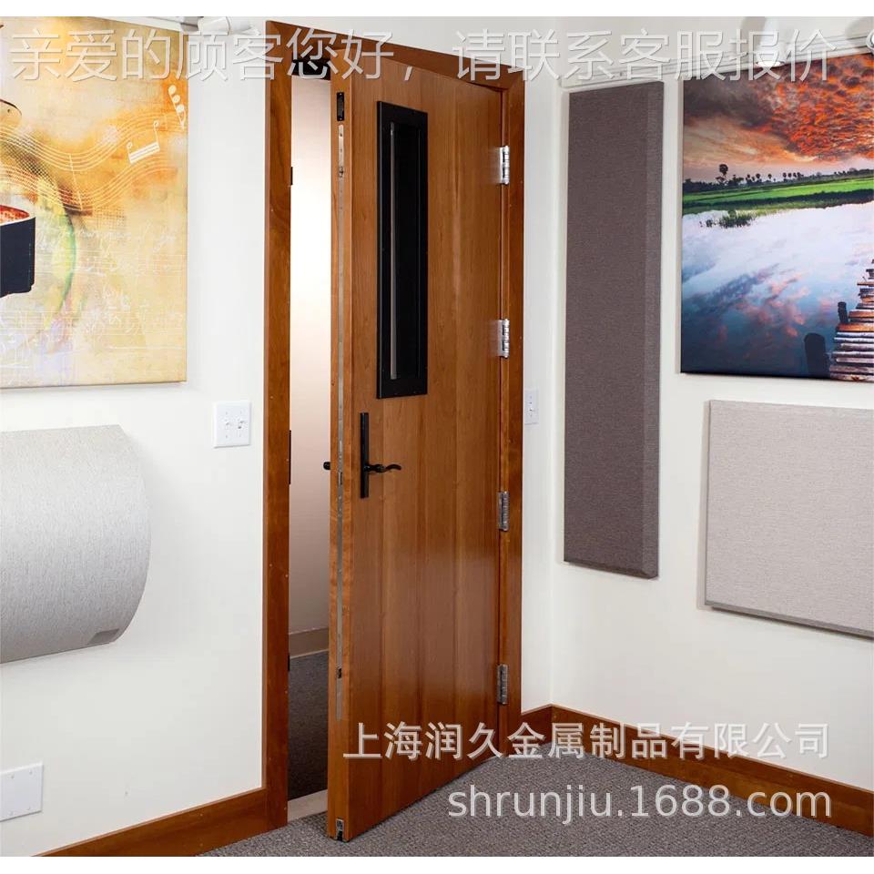 上质海厂家钢防火隔943音 机房会议室消音防火门门消声门隔 声门