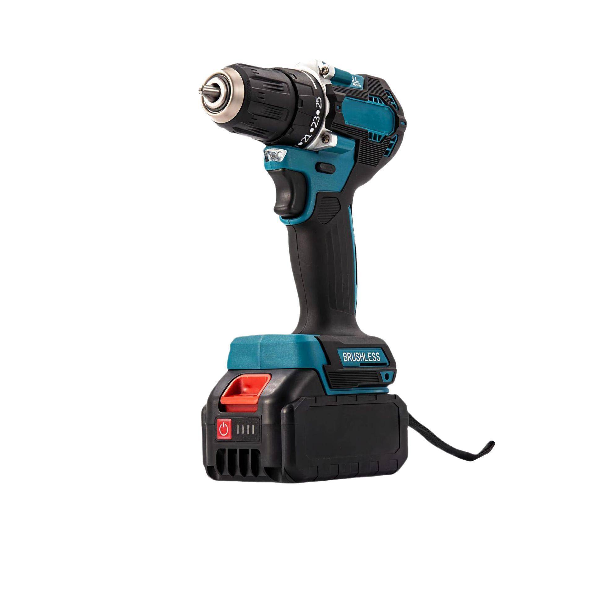 新款10mm无刷双速手电钻大功率高转速手持锂电钻金属孔电钻锂电工