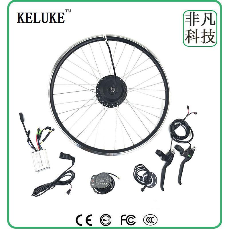 自行车山地车改装锂电助力套件48V250W后驱旋飞KT-900S仪表