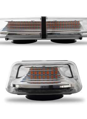 汽车磁吸顶灯72LED黄色爆闪灯警示灯工程校车警示灯频闪灯闪光灯