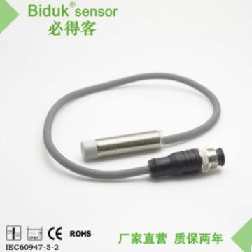 必得客M12长距离接近开关，屏蔽式8mm长距离接近开关，PNP型