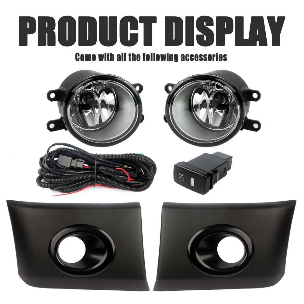 适用于丰田16-22款Probox前雾灯套装前保险杠灯防雾灯日行灯灯框