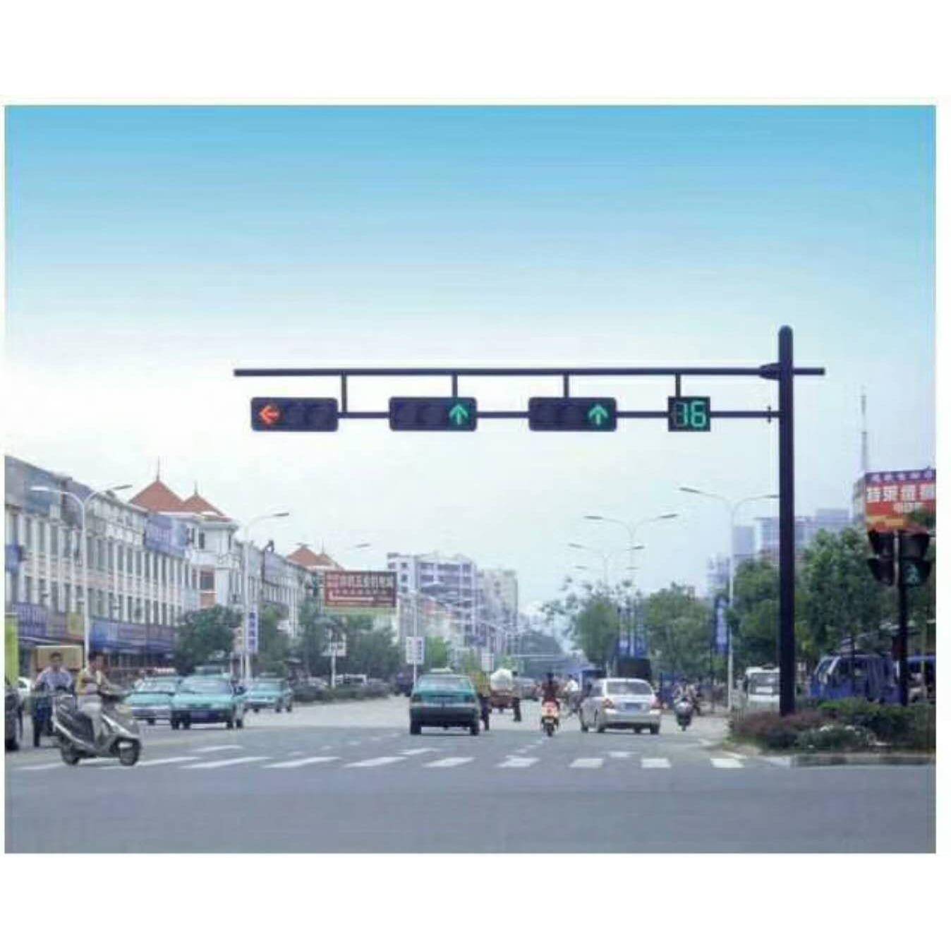 供应热镀锌单悬臂交通标识杆F杆高速公路街道安全设施标志牌杆