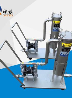 飓祺小车过滤器单袋移动过滤小车滤油小车油净化滤油机