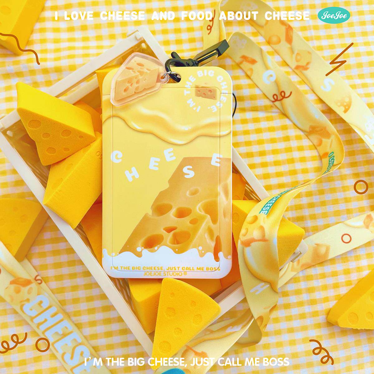 JoeJoe芝士地铁卡套公交车证件挂绳挂脖门禁饭卡可爱学生校园卡女