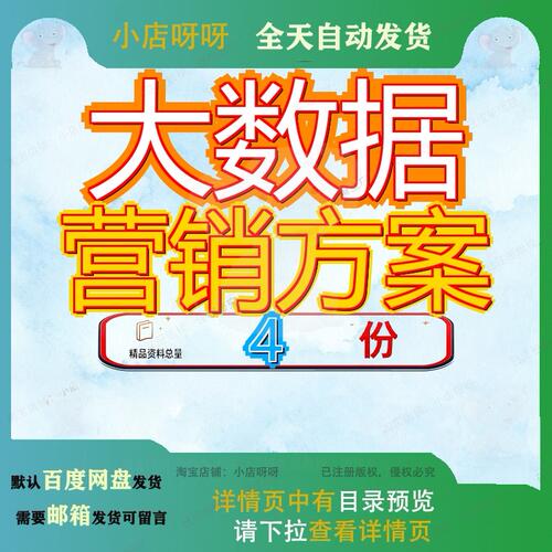 大数据营销方案科技行业企业计划IT技大业大技行全套模板文档参