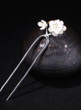 三生三世十里桃花发簪子U型短款