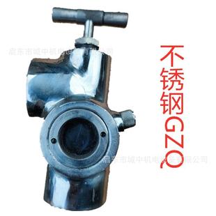 不锈钢给油指示器GZQ-10内螺纹G3/8连接透明视窗钢化玻璃观察流量