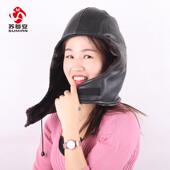 实环冬季 棉安全帽内衬套防寒安全帽工地施工黑绒保暖安全帽棉内胆