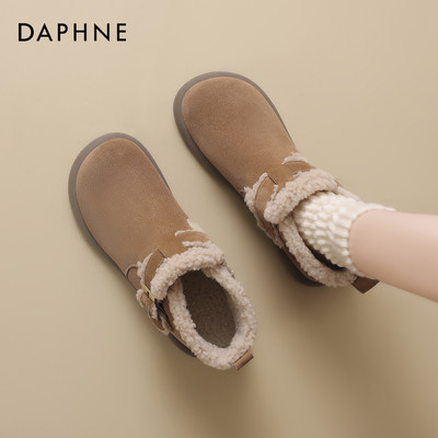 加绒勃肯雪地靴女款加绒短靴