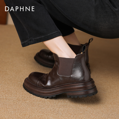 达芙妮2025新款切尔西靴子