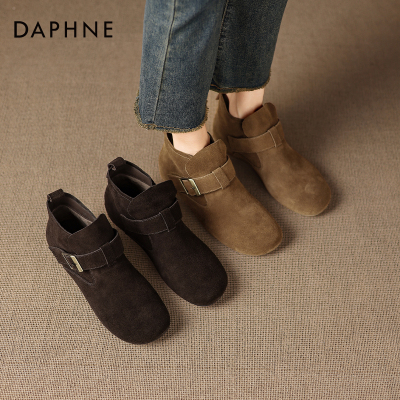 达芙妮真皮勃肯鞋女2025新款