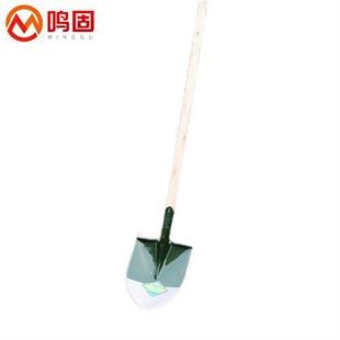 鸣固钢尖头铁锹铲雪除冰尖头铁锹长木柄尖锹防汛抗洪铁铲植树挖土