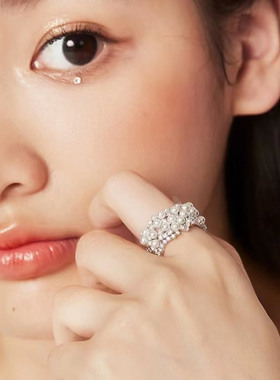 ninina璀璨繁星珍珠戒指