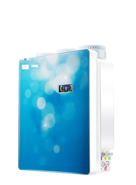 智能净水器家用直饮自来水过滤厨房净化水机ro反渗透01蓝色