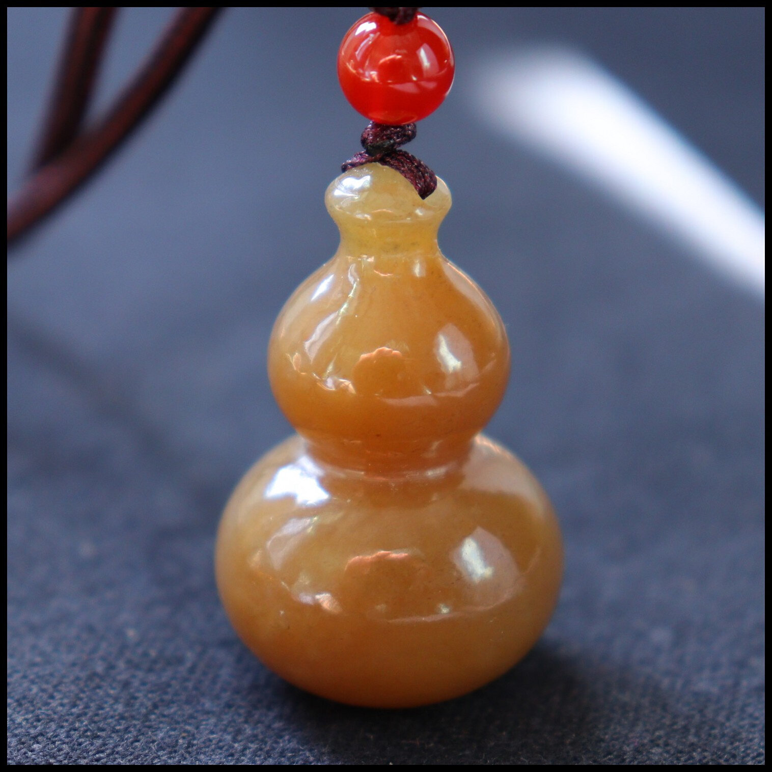 随玉而安辽宁岫岩黄白老玉老料糖宝葫芦吊坠精品美玉挂件新品包邮