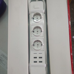 涂鸦WiFi智能插排欧规四路分控语音控制新到欧规插排