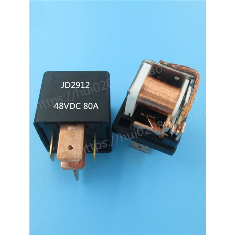 80汽车继电器36V/48V全铜车用4脚D5脚1A大00A常开常闭灯空调继电