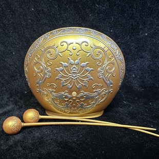 大萌制 宋代团冠儿童款配球簪 传统花纹宋冠小号发冠3d打印发饰