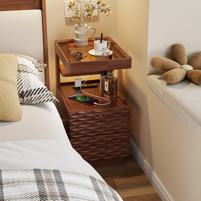 床头柜小型超窄30cm宽迷你替代极窄边几可移动家用卧室实木简易,住宅家具,床头柜,淘宝优惠券,粉丝福利购,淘宝优惠卷