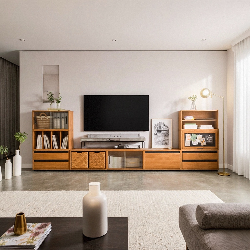 【模块化组合柜】进口实木打造