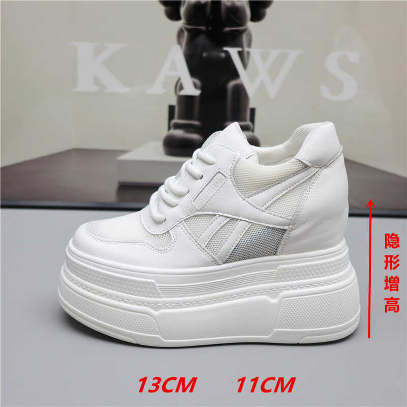 隐形增高显瘦8cm小白鞋