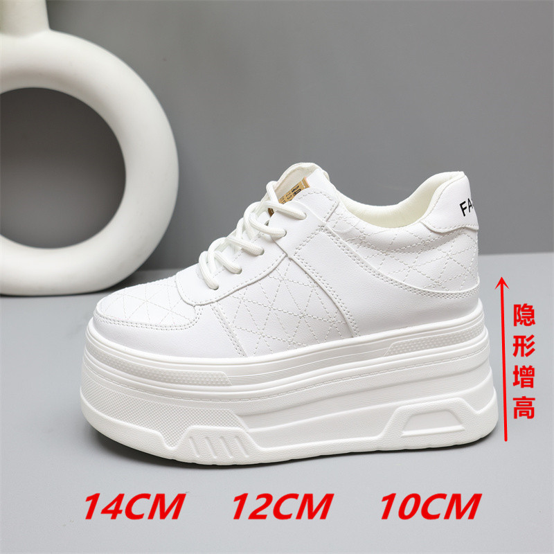小个子隐形内增高14cm厚底休闲鞋