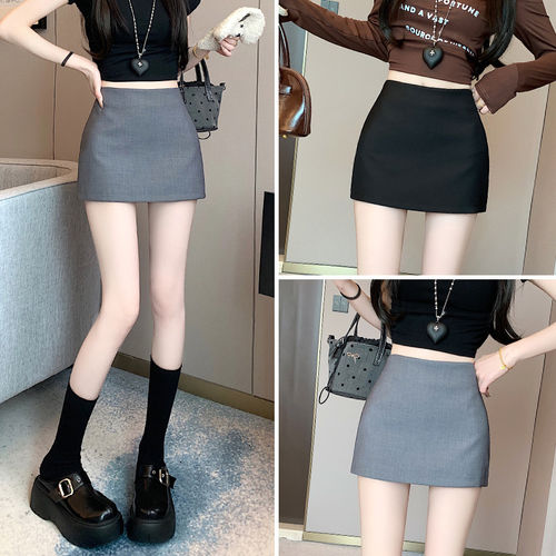 西装短裙半身裙女2025新