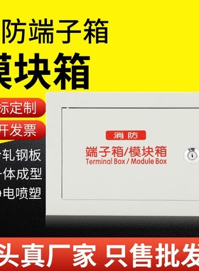 消防端子箱200*300*r80明装弱电箱400*500工程报警模块箱接线箱