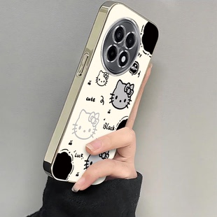 适用一加Ace5手机壳1加Aec5Pro硅胶保护套OPPO新款A5镜头全包防摔外壳0PP0五1+AC5Pr0十Por男女猫爪印kt猫