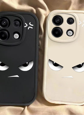 凶凶表情红米note13pro手机壳新款Redmi12turb全包noto11tpro+防摔11se硅胶套小米note10/95G男女7/8pro情侣