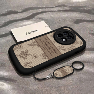 适用一加Ace5手机壳1加Aec5Pro硅胶保护套OPPO新款A5镜头全包防摔外壳0PP0五1+AC5Pr0十Por男女复古花朵