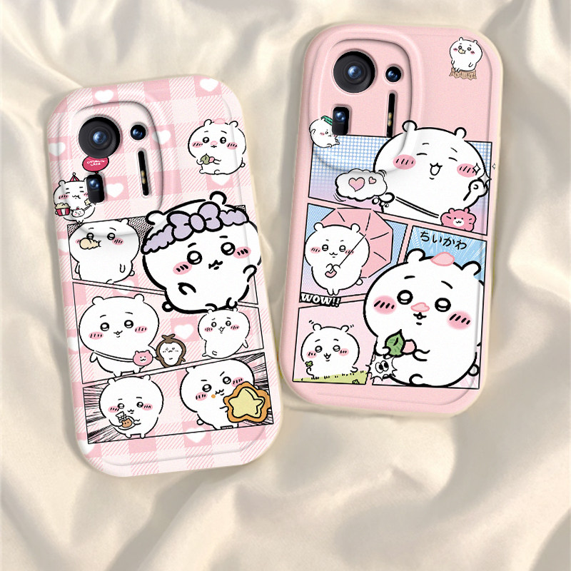 适用小米mix4手机壳吉伊卡哇MIX4曲面屏新款网红2106118c可爱全包边防摔mis4卡通女款简约mxi4超薄硅胶软壳