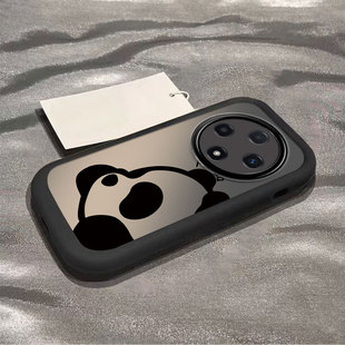 趴地熊猫oppoa3pro/a2x/a1手机壳a58x新款a93s泡芙壳opopa96硅胶A575G卡通a11x防摔a32全包72男a36女a9/8情侣