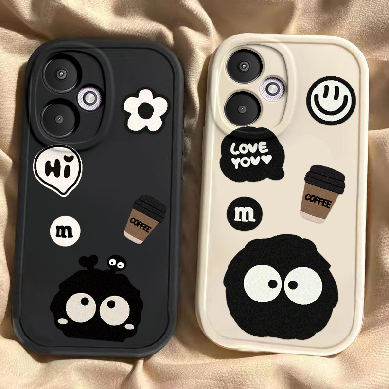 适用红米13C手机壳小米Redmi13C新款硅胶磨砂保护套全包防摔redmic十三C13男女note老人用学生C5G送钢化膜软