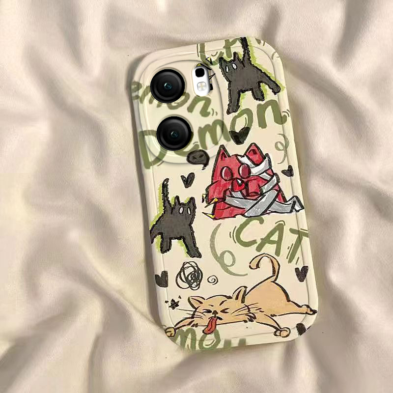 恶魔猫狗iQOONeo9SPro+手机壳vivo新款Neo9S保护套Pro十爱酷vivoiqooneo全包防摔iqoo软硅胶iqneo男iq00外壳