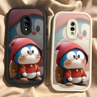 可爱叮当猫oppoK3手机壳K3新款硅胶OPPO全包防摔opopk套oppK外壳0pp0opp0ppoK男opK高级opρo送钢化膜opρo女