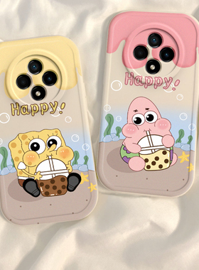 海绵宝宝oppoA3pro手机壳A3por新款PJY110硅胶oppo5G套oppoPJY男0pp0ppoa女opa全包poopa防摔oppa曲屏opopa软