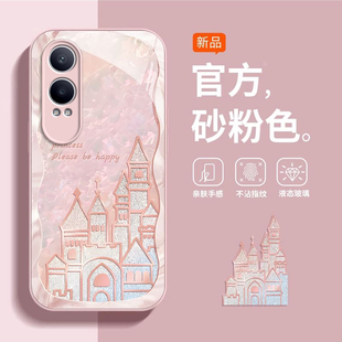 贝壳城堡oppok12x手机壳新款k10pro玻璃壳opp0可爱男女网红k9s情侣k9pro高级k7镜头全包k11防摔k10活力版外壳